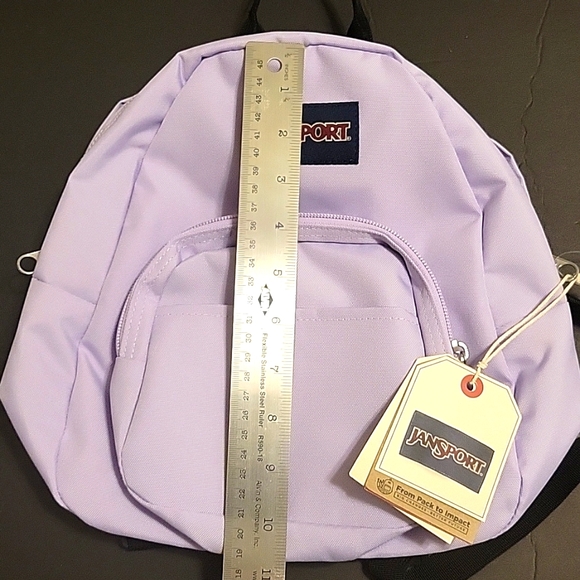 Jansport Half Pint Mini Lilac Backpack - Picture 5 of 6